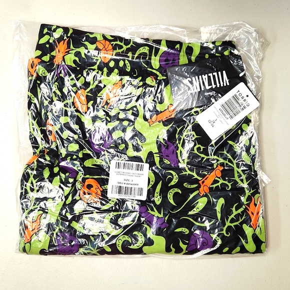 ❤️NWT VINTAGE TORRID DISNEY VILLAINS HALLOWEEN SUPER SOFT POCKETS SLEEP SHORT - Picture 8 of 14